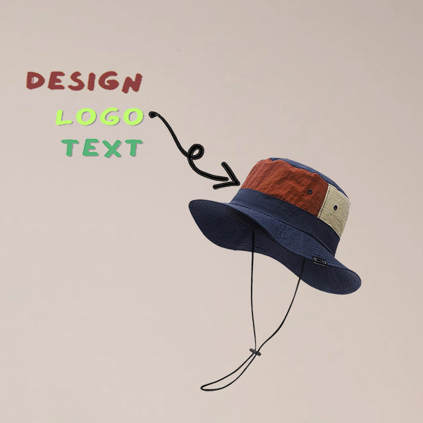 Custom Designed Fisherman Hats with Your Logo, Design, Photo, or Text - Design Your Own Unique Hat