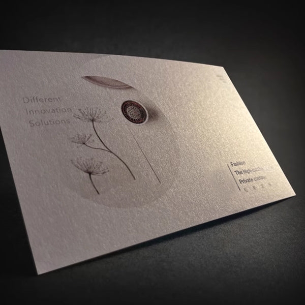 Custom Card, Personalized Flat Card, Personalized Photo Greeting Card, White Pearlescent Paper Custom Photo Card
