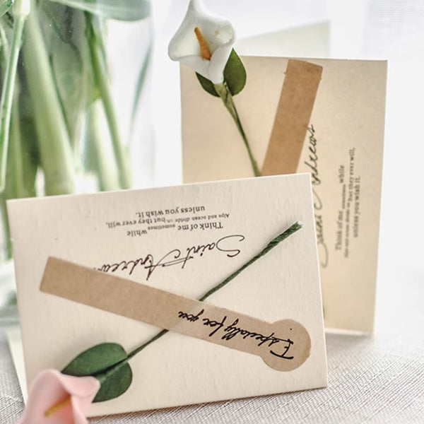 Personalized Greeting Card, Custom Folded Card for Card for Her & Him