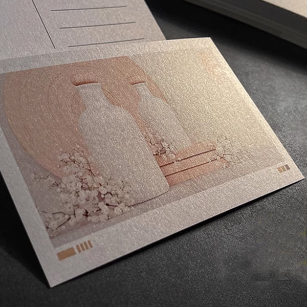 Custom Card, Personalized Flat Card, Personalized Photo Greeting Card, White Pearlescent Paper Custom Photo Card