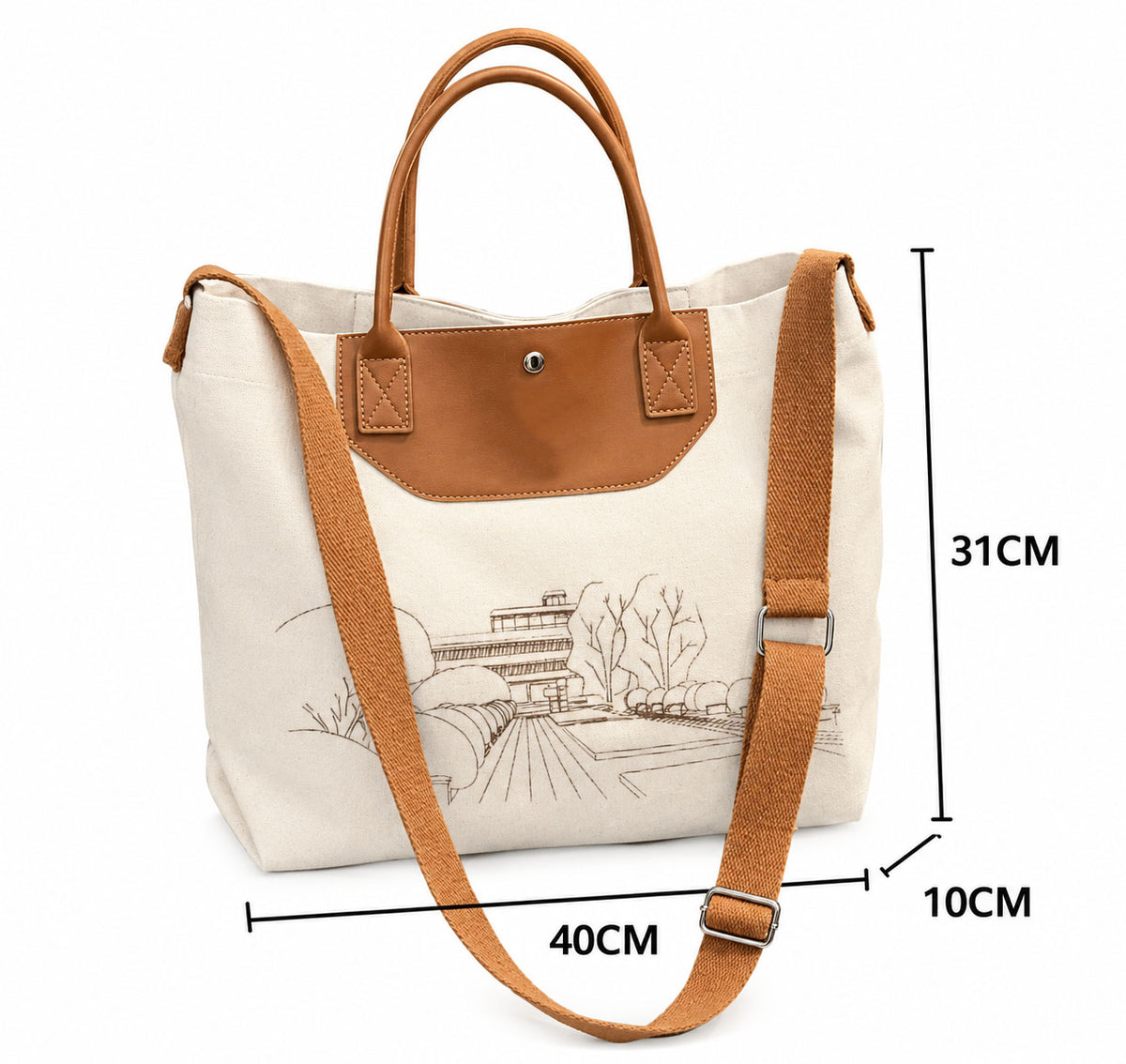 Custom Canvas Bag Crossbody and Tote Bag