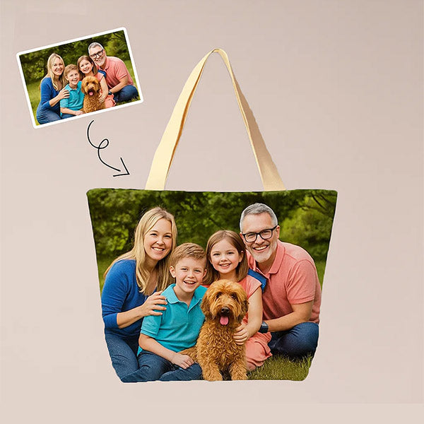 Custom Photo Tote Bags - A Unique and Thoughtful Gift